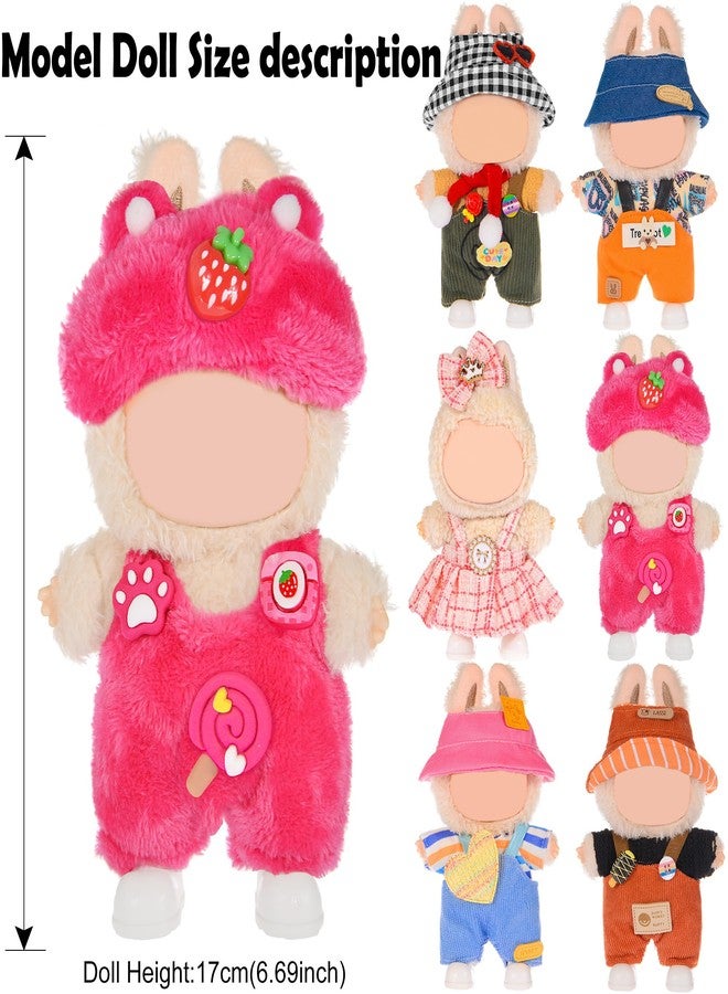 ibayda Total 6 Sets Various Style Cute Doll Clothes Accessories for 17cm Dolls - Soft & Stylish Costume Accessories (Doll Not Icluded) - Image 3
